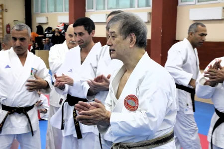Məşhur karate ustasının rəhbərliyi ilə Bakıda seminar keçirilib