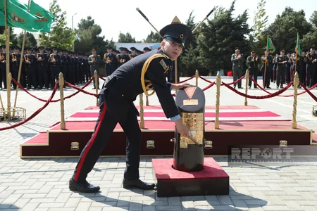 Cəmşid Naxçıvanski adına Hərbi Liseydə buraxılış mərasimi keçirilib