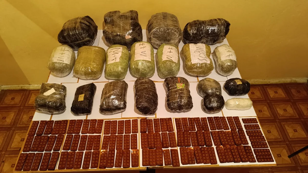 İrandan Azərbaycana 24 kq narkotik gətirilməsinin qarşısı alınıb