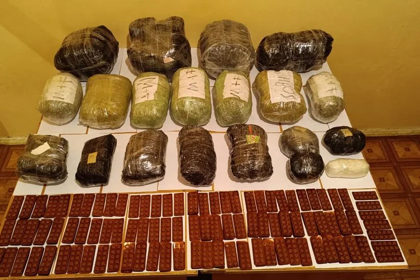 İrandan Azərbaycana 24 kq narkotik gətirilməsinin qarşısı alınıb