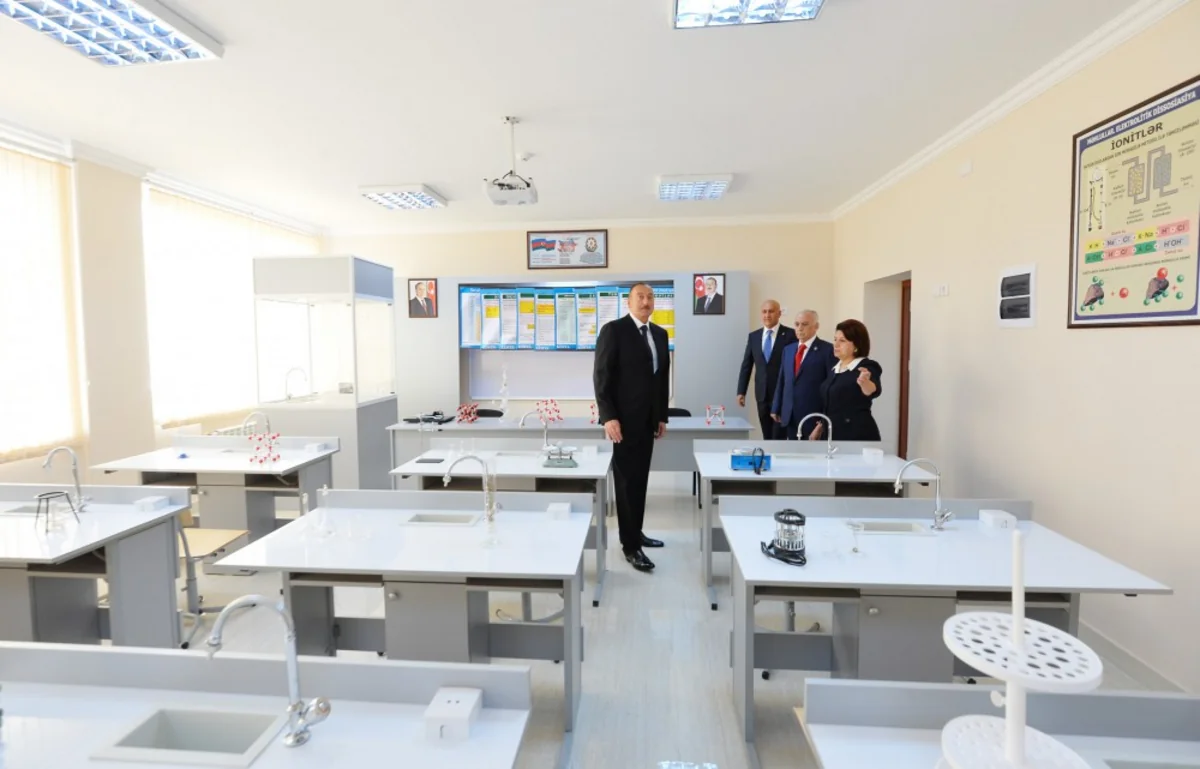 President Ilham Aliyev reviewed one more school after major overhaul
