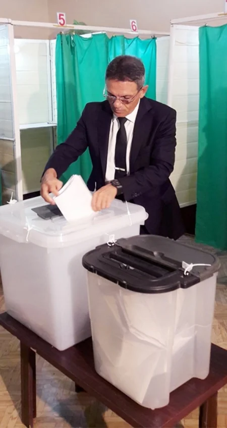 Mədət Quliyev və DTX əməkdaşları səsvermədə iştirak edib