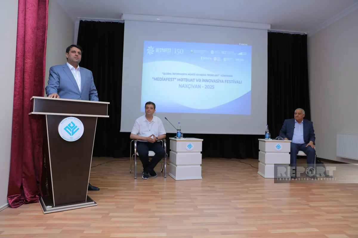 Media tədqiqatçıları “MEDİAFEST-2025” çərçivəsində Naxçıvanda tələbələrlə görüşüb