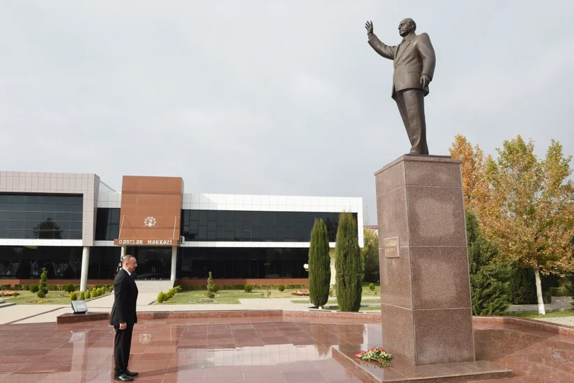 Prezident İlham Əliyevin Beyləqan rayonuna səfəri başlayıb