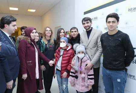 Вице-президент Фонда Гейдара Алиева Лейла Алиева встретилась с детьми, лечащимися в Институте гематологии и трансфузиологии