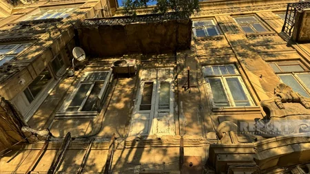 Yasamalda memarlıq abidəsinin eyvanının uçmasına münasibət bildirilib