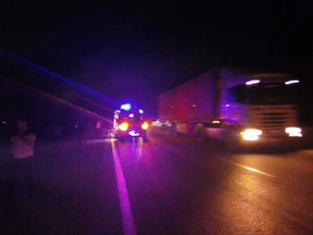 Hacıqabulda sərnişin avtobusu piyadanı vuraraq öldürüb