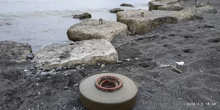 Lənkəran şəhərində mina aşkar olunub  - FOTO