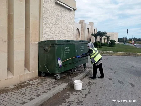 В Баку проведен очередной общегородской субботник