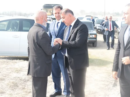 Samuxda şəhidlərin xatirəsi yad edilib