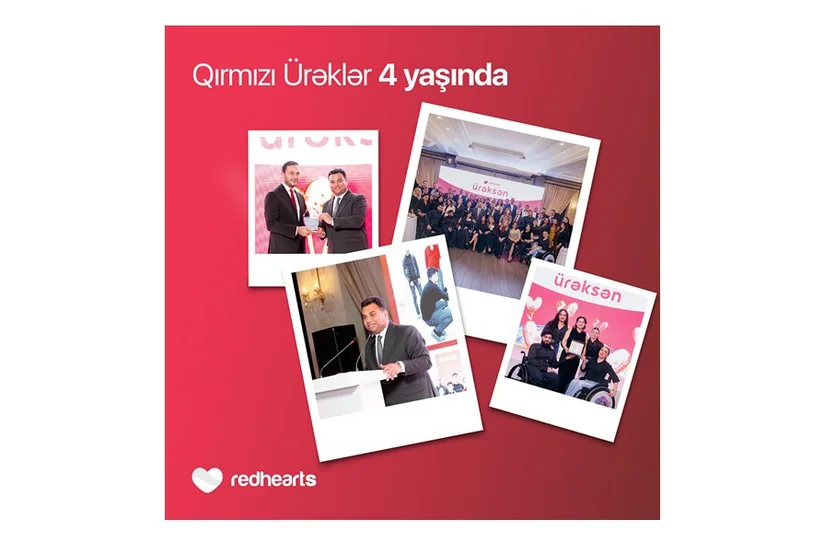Qırmızı Ürəklər Fondu: Xeyriyyəçilik yolunda 4 il