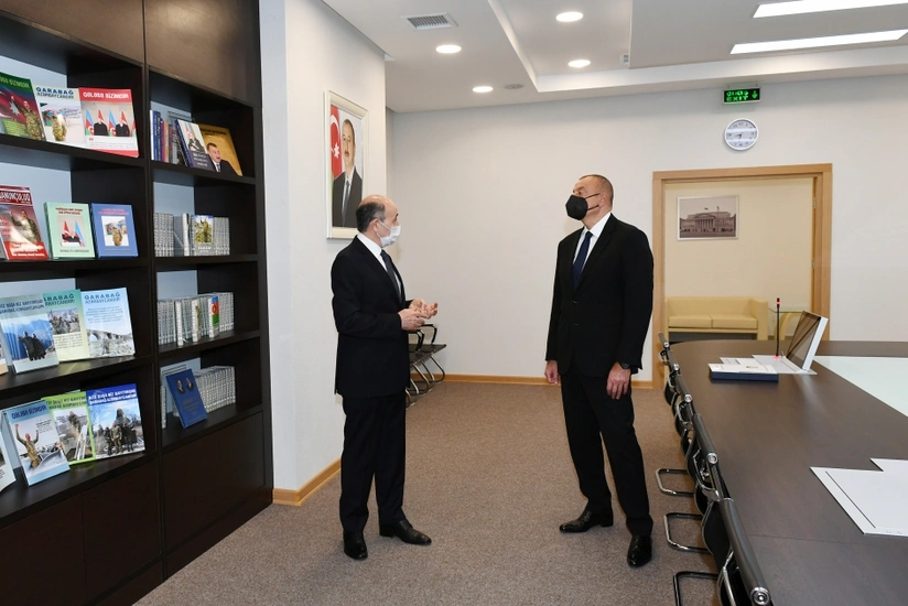 Prezident Suraxanı Rayon Məhkəməsinin yeni binasının açılışında iştirak edib - YENİLƏNİB