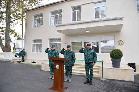 Cəbrayılda DSX-nin hərbi hissəsində hərbi xəstəxana, idman və yaşayış kompleksləri istifadəyə verilib