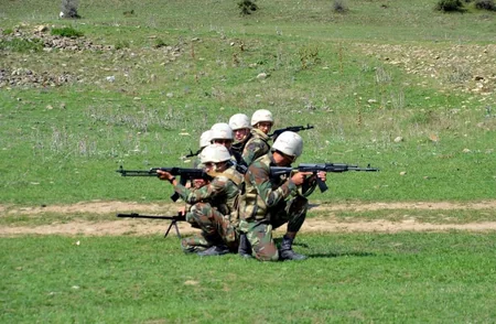 Field training is conducted in military units