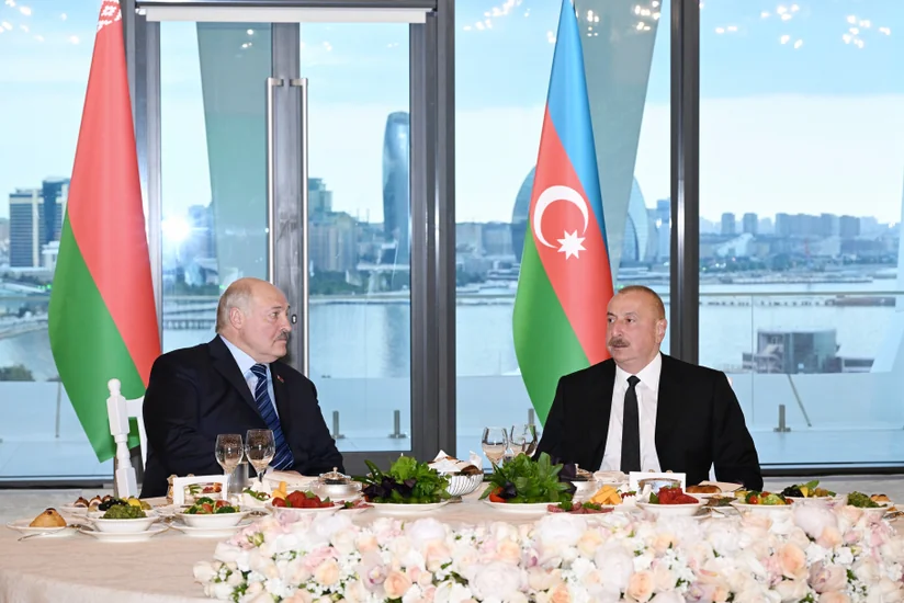 Prezident İlham Əliyevin adından Aleksandr Lukaşenkonun şərəfinə dövlət ziyafəti verilib -  YENİLƏNİB