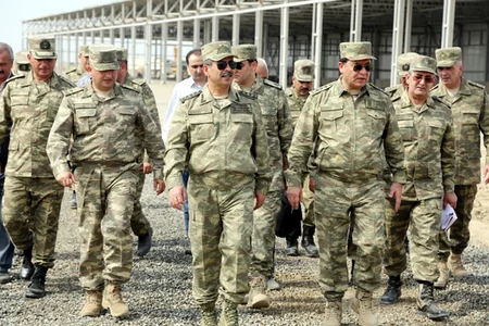 Azerbaijan built huge military camp on frontline - PHOTOS