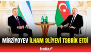 Şavkat Mirziyoyev İlham Əliyevi Azərbaycan millisinin minifutbol üzrə dünya çempionu olması münasibətilə təbrik edib