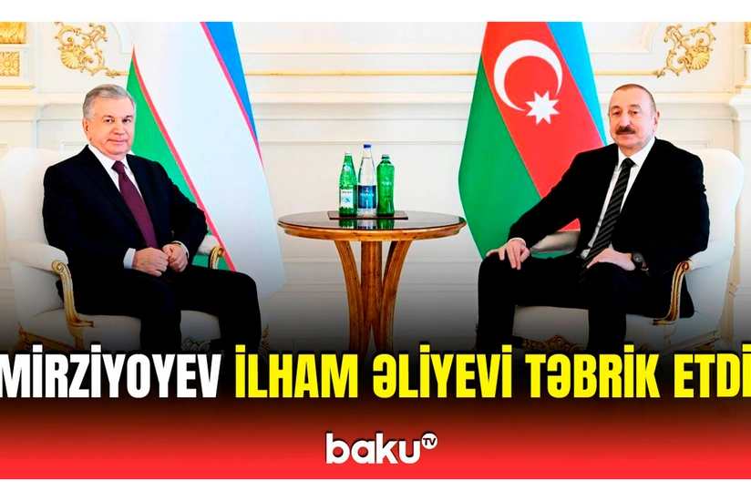 Şavkat Mirziyoyev İlham Əliyevi Azərbaycan millisinin minifutbol üzrə dünya çempionu olması münasibətilə təbrik edib