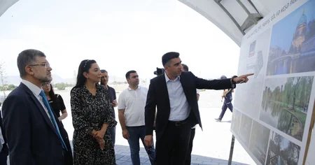 Azərbaycan və Türkiyə ombudsmanı Ağdam Cümə məscidində olub
