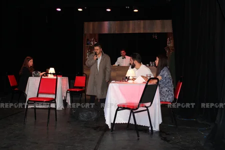 Gürcüstanın Azərbaycan Dram Teatrı yeni tamaşa nümayiş etdirib