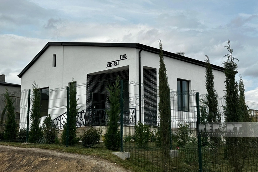 Xidmət rəsmisi: Xıdırlı kəndində 719, Kəngərli kəndində isə 292 fərdi evin inşası davam edir - YENİLƏNİB