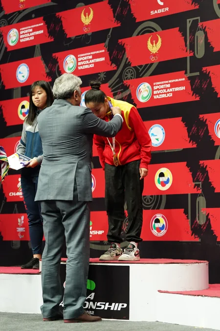 Yaşar Bəşirov Asiya çempionatının fəxri qonağı olub