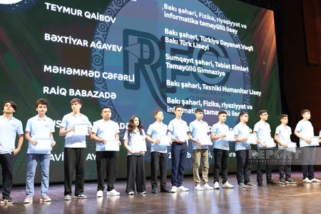 Respublika Fənn Olimpiadalarının qalibləri mükafatlandırılıb