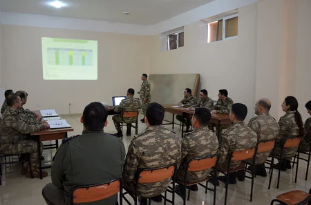 Azərbaycan Ordusunda nümunəvi tabor taktiki təlimi keçirilib