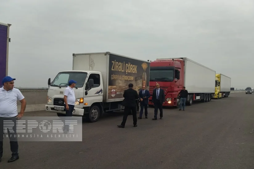 Центральные власти Азербайджана направили продовольственный груз армянским жителям Карабаха