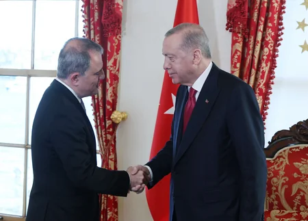 Ərdoğan 3+3 platforması çərçivəsində dörd ölkənin XİN başçılarını qəbul edib