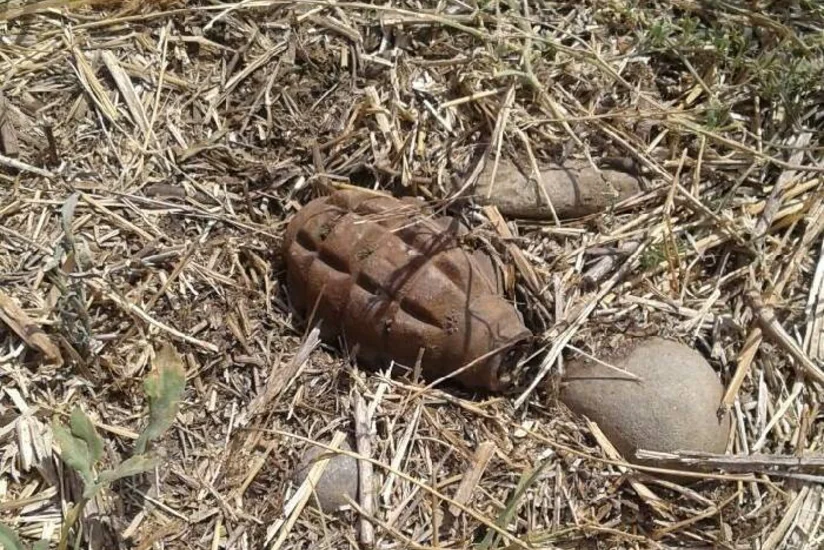 Tərtərdə əl qumbarası tapılıb