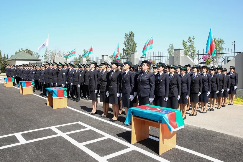 Xidmətə yeni qəbul olunmuş gömrükçülərin andiçmə mərasimi keçirilib