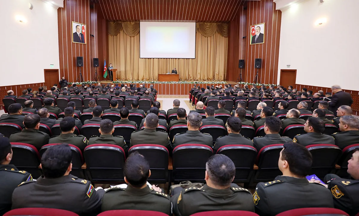 Azerbaijan Army conducts training-methodical sessions with the staff of Personnel Bodies