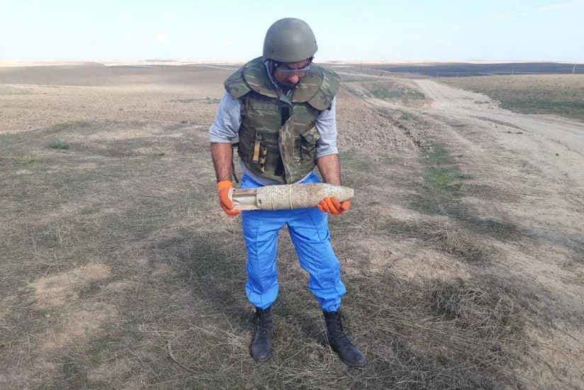 Xocavənd rayonunda top mərmisi aşkarlanıb - FOTO