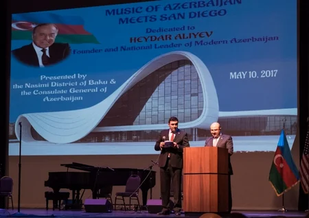 San Dieqo şəhərində Heydər Əliyevin xatirəsinə həsr olunan konsert keçirilib
