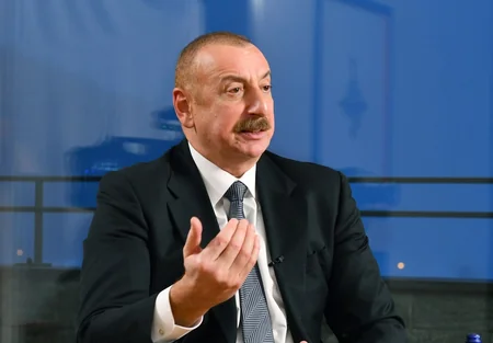 Azərbaycan Prezidenti Davosda Çinin CGTN televiziya kanalına müsahibə verib