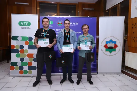 Şahmatın rapid və blits növləri üzrə Azərbaycan çempionatının mükafatçıları müəyyənləşib