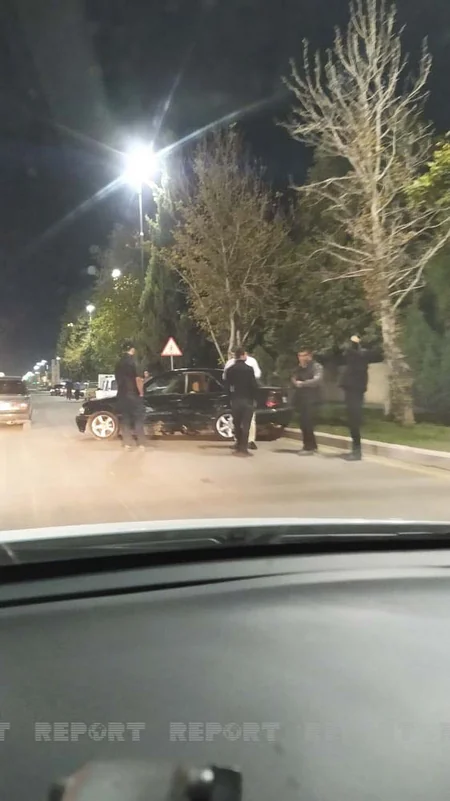 ДТП в Гяндже, есть пострадавшие