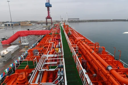 President Ilham Aliyev attended ceremony to launch first tanker built at Baku Shipyard