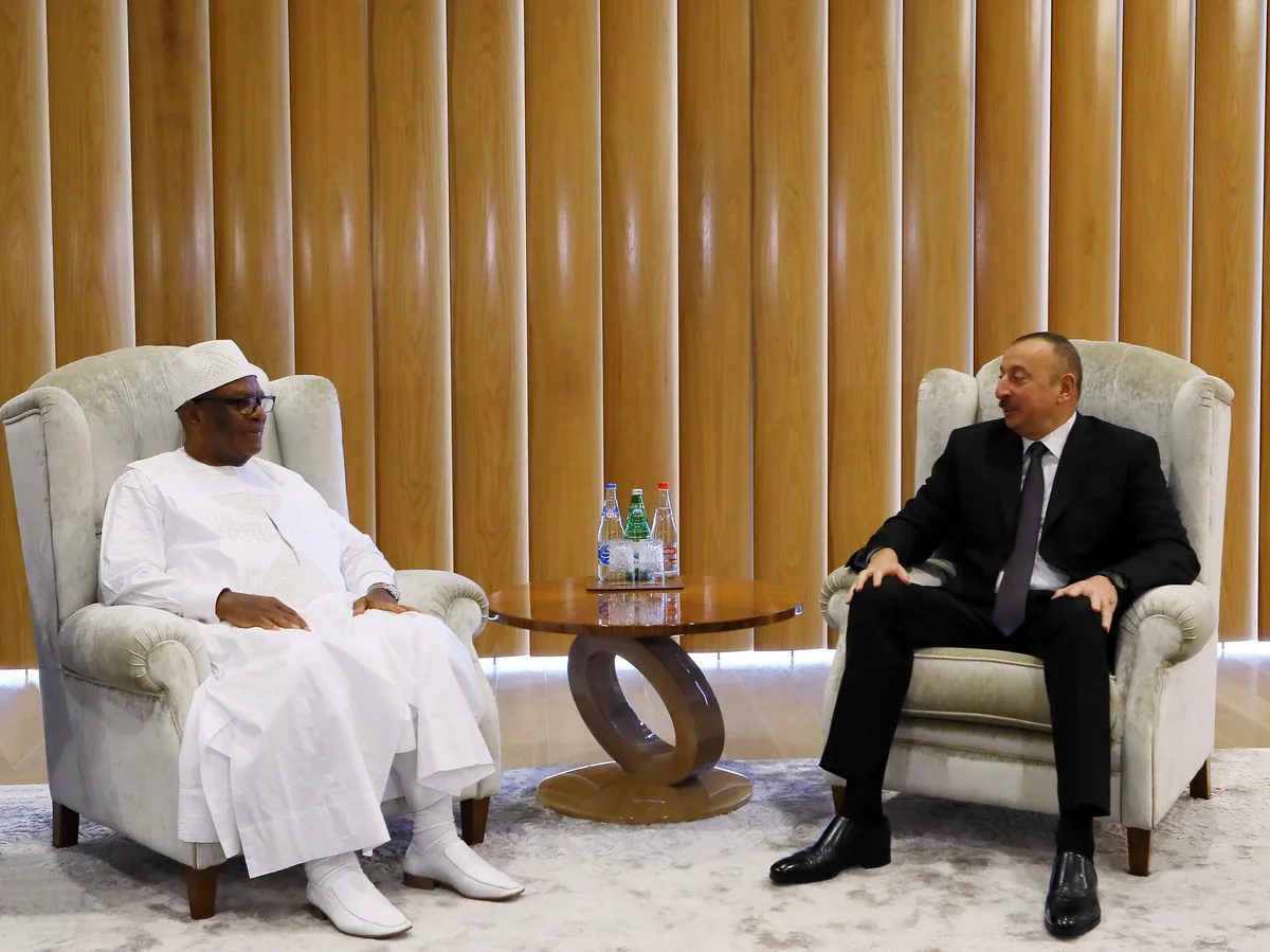 President Ilham Aliyev met with Malian President Ibrahim Boubacar Keita