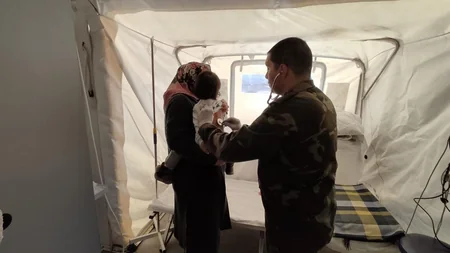FHN-in Türkiyədəki mobil səhra hospitallarında 930 nəfərə tibbi xidmət göstərilib