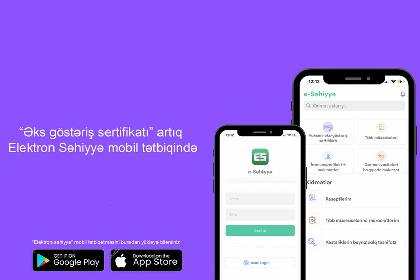 В Азербайджане можно обратиться за электронным Сертификатом о противопоказании