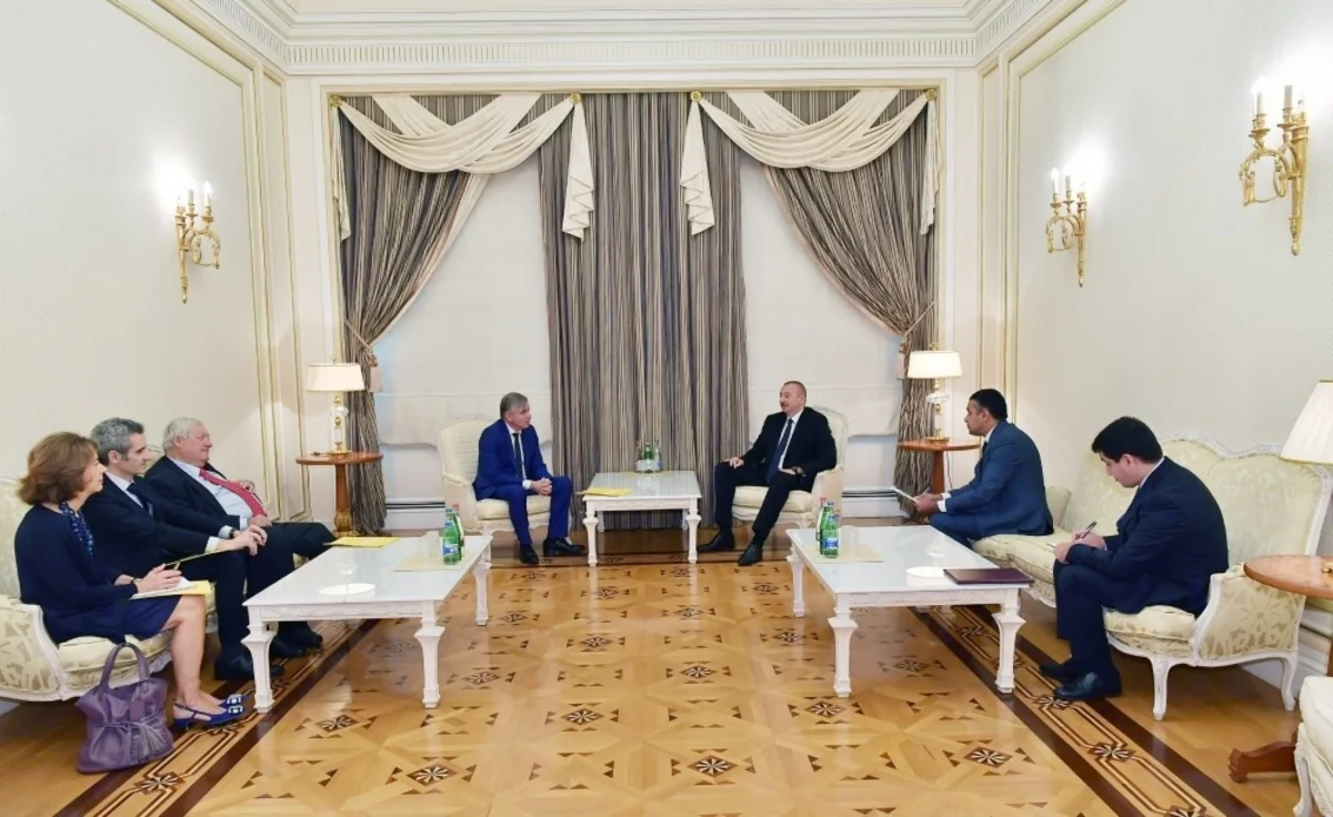 President Ilham Aliyev received delegation led by head of France-Caucasus Friendship Group in the Senate of France