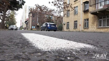 Bakının Tofiq Abbasov küçəsi təmir edilib