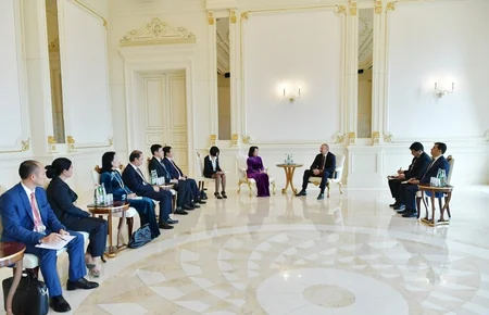 President Ilham Aliyev received vice president of Vietnam