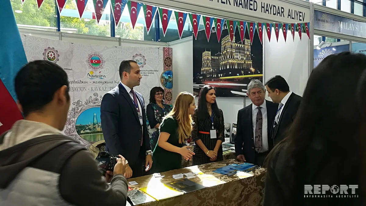 Azərbaycan Daşkənddə keçirilən XXIII Beynəlxalq Turizm Sərgisində iştirak edir - FOTO