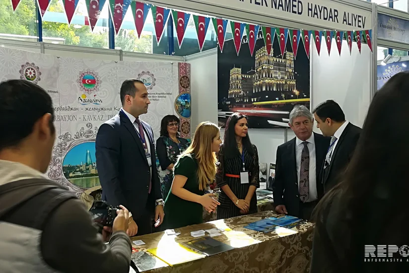 Azərbaycan Daşkənddə keçirilən XXIII Beynəlxalq Turizm Sərgisində iştirak edir - FOTO