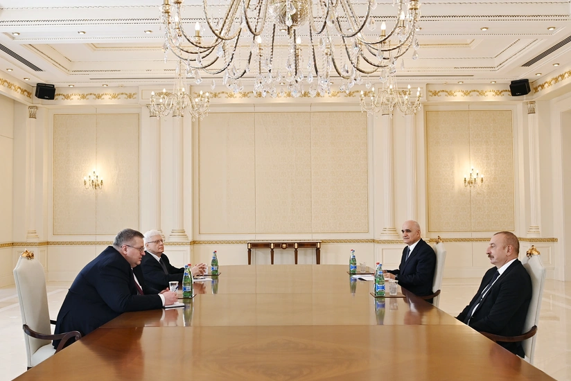 Prezident İlham Əliyev Rusiya Baş nazirinin müavinini qəbul edib