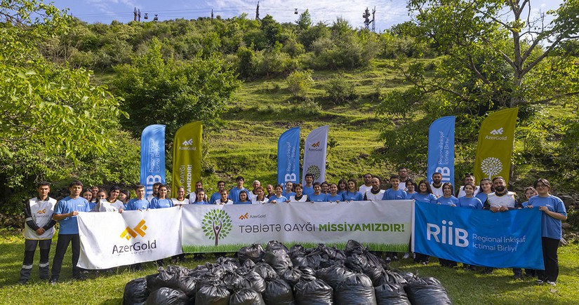 “AzerGold” və RİİB Daşkəsəndə ekoloji tədbirlər keçirib
