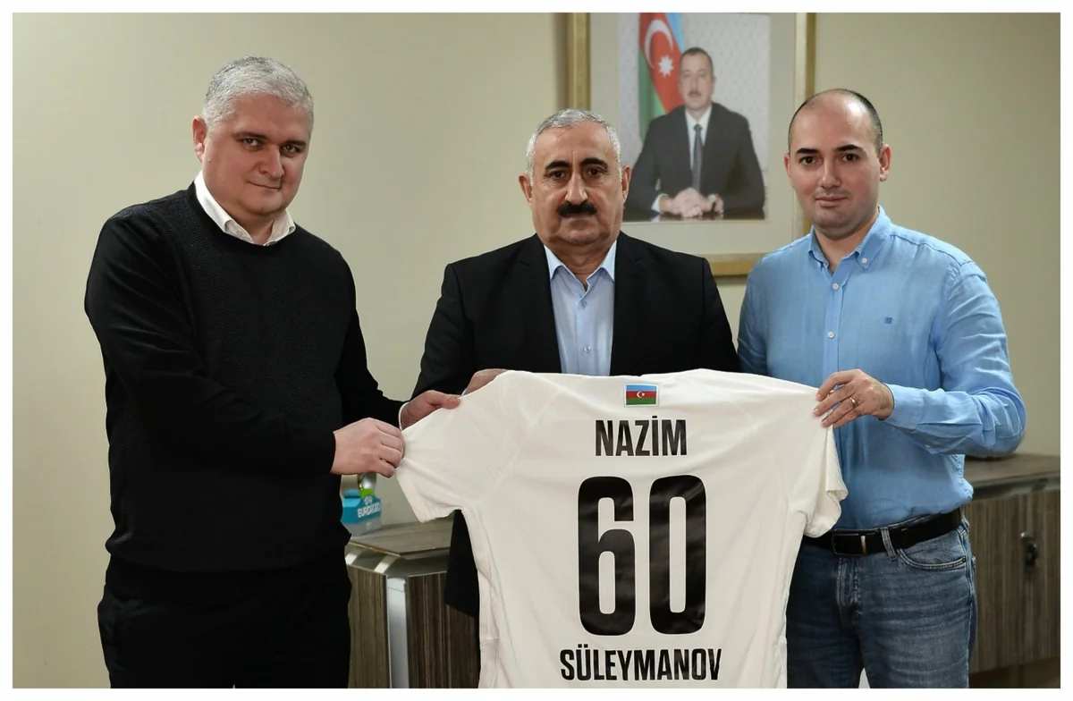 AFFA Nazim Süleymanovu yubiley münasibətilə təbrik edib